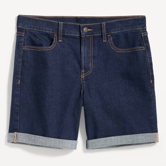 2 pairs Old Navy jean shorts 5” and 7” inseam denim size 2 - Picture 5 of 5
